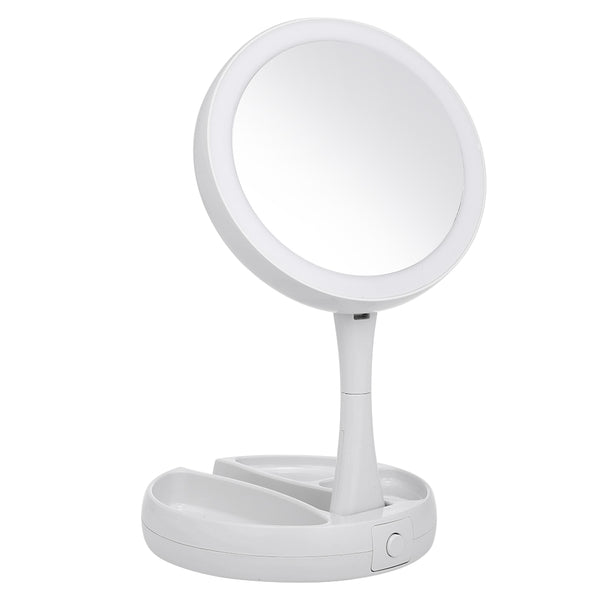Portable LED Lighted Double-Sided Makeup Vanity